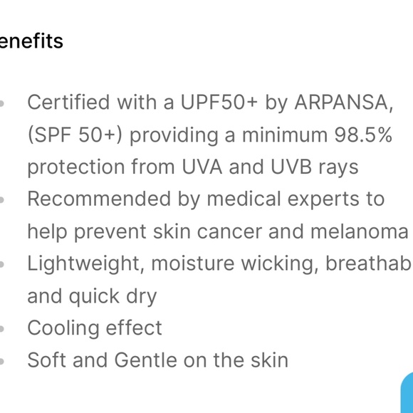 Black sparms shoulder wrap large SPF protection - Picture 4 of 5